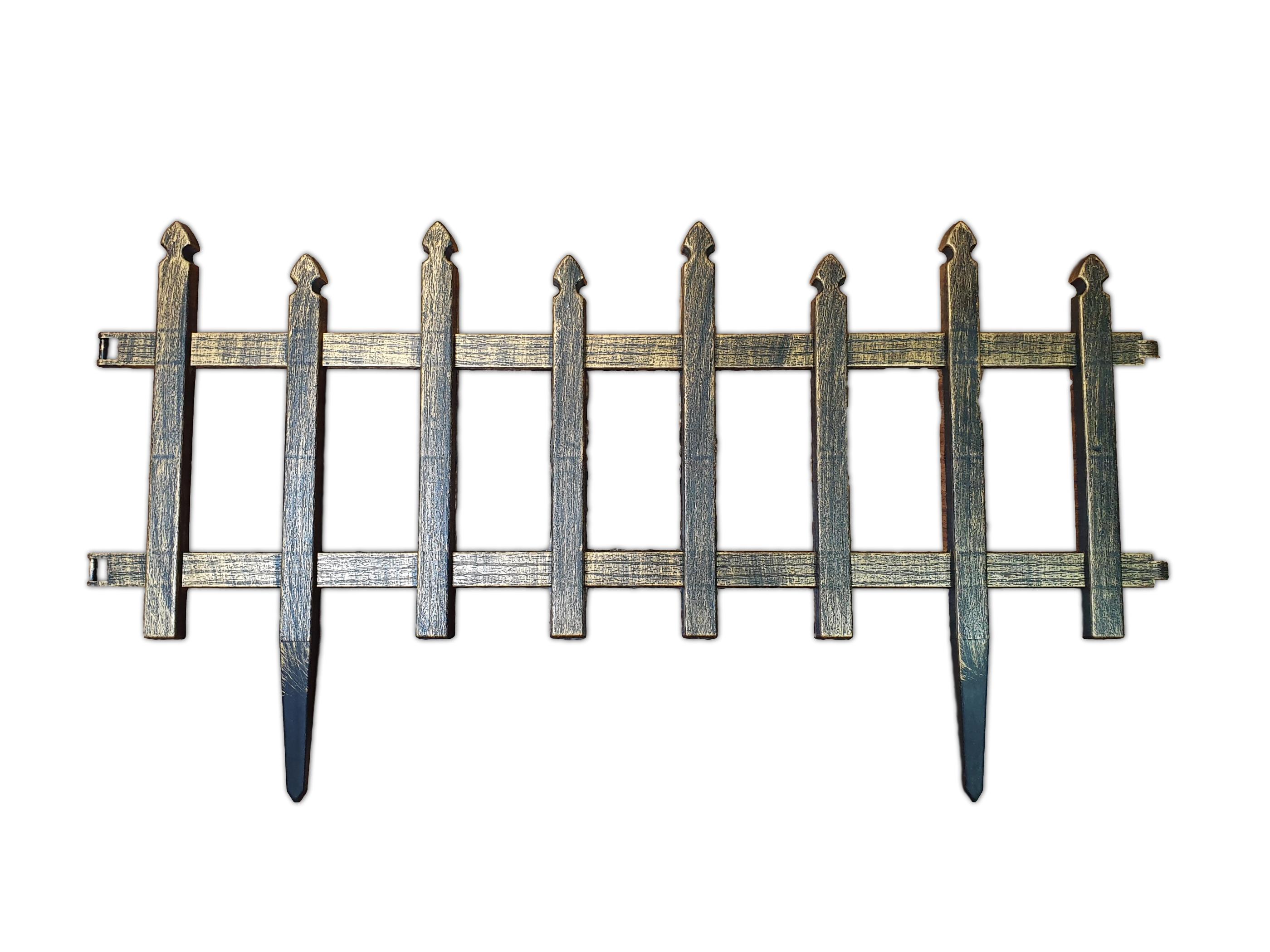 גדר פלסטיק 'קוצים' עם דקרים לאדמה