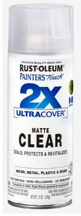 ספריי לכה שקופה - מט 2X 