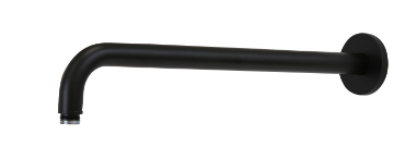 זרוע עגולה לראש מקלחת 400 מ"מ דגם 2382 שחור מט