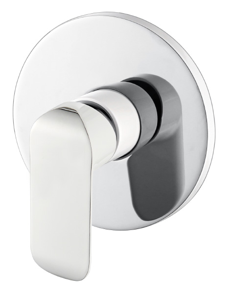 אינטרפוץ 3 דרך  קומפלט דגם 8706 לבן בשילוב ניקל