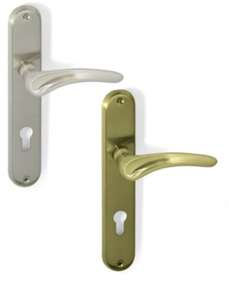 ידית לדלת עם פלטה דגם DMA130