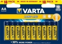 עשיריית סוללות VARTA LONGLIFE AA